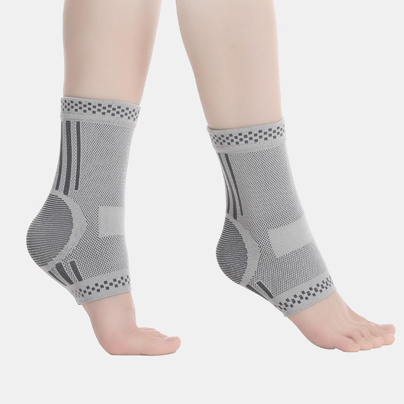 Graphene Heated Ankle Brace - Self Warming Support for Running, Basketball & Sports Injuries - Sweat Wicking Stabilizer for Men & Women (Small) - Perfect for Winter Workouts & Arthritis Pain Relief