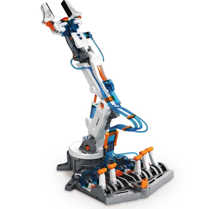 Elenco HydroBot Arm Kit - STEM Robotics Building Kit for Kids & Teens - DIY Hydraulic Robotic Arm Science Project - Perfect for School Science Fairs, STEM Learning & Home Education