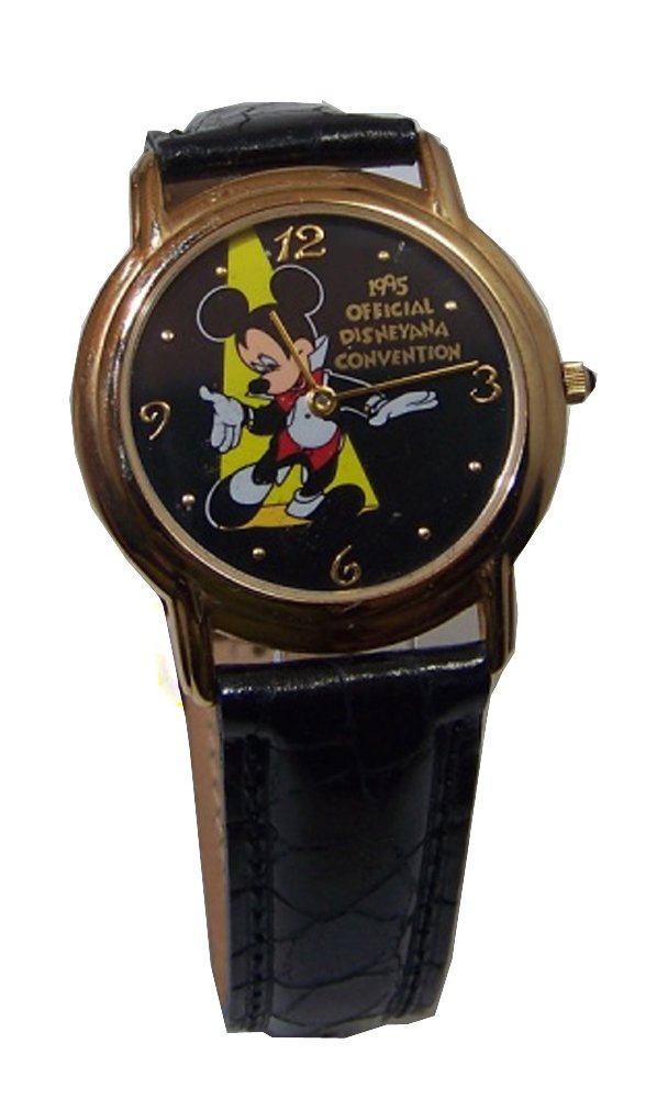 Vintage 1995 Disneyana Convention Mickey Mouse Wrist Watch - Collectible Disney Character Watch for Adults & Kids - Perfect for Disney Fans, Gift Giving & Special Occasions