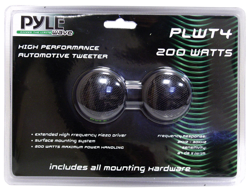 1.5'' 200 Watt Piezo Tweeter - High Power Speaker for Car Audio, PA Systems & Home Theater - Crystal Clear Sound for Music & Announcements