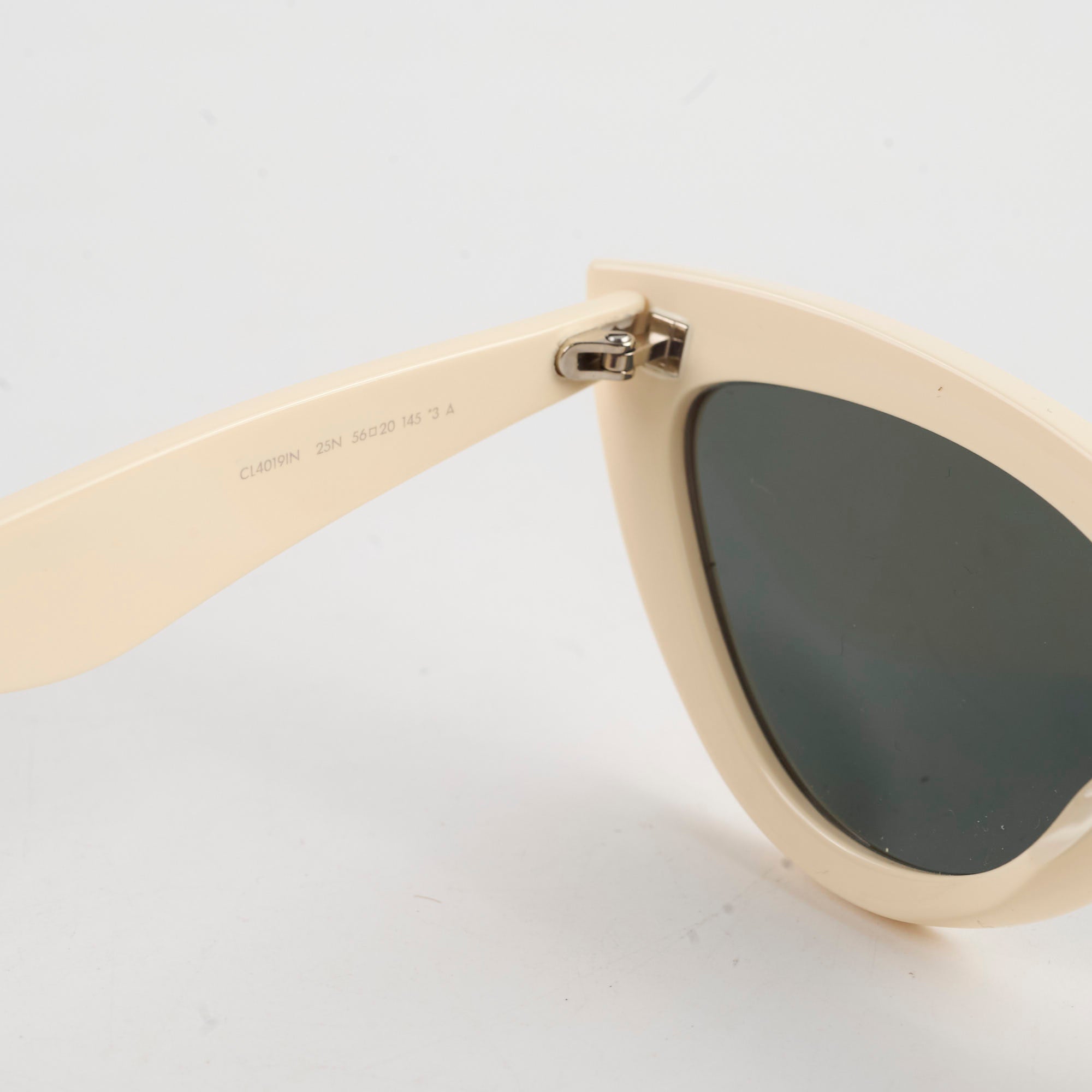 Celine Cream Sunglasses for Women - Luxury Designer Shades for Summer, Beach & Outdoor Fashion