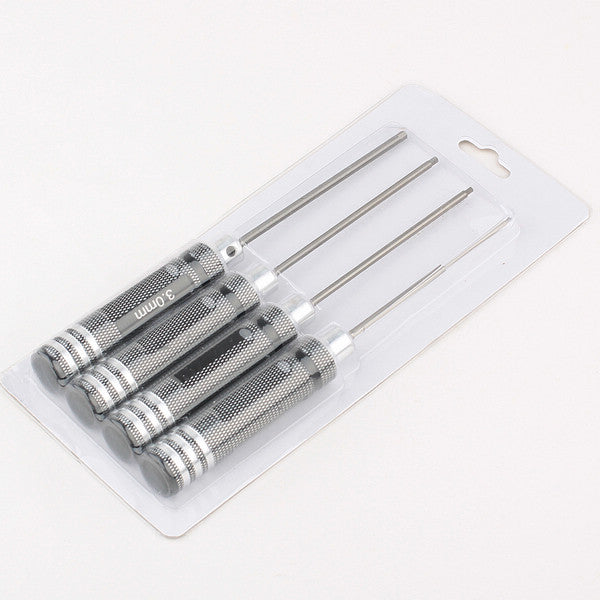 NEEWER 4-Piece Hex Driver Wrench Set (1.5mm, 2mm, 2.5mm, 3.0mm) - Precision Screwdriver Kit for Electronics, Bikes, Furniture & DIY Projects