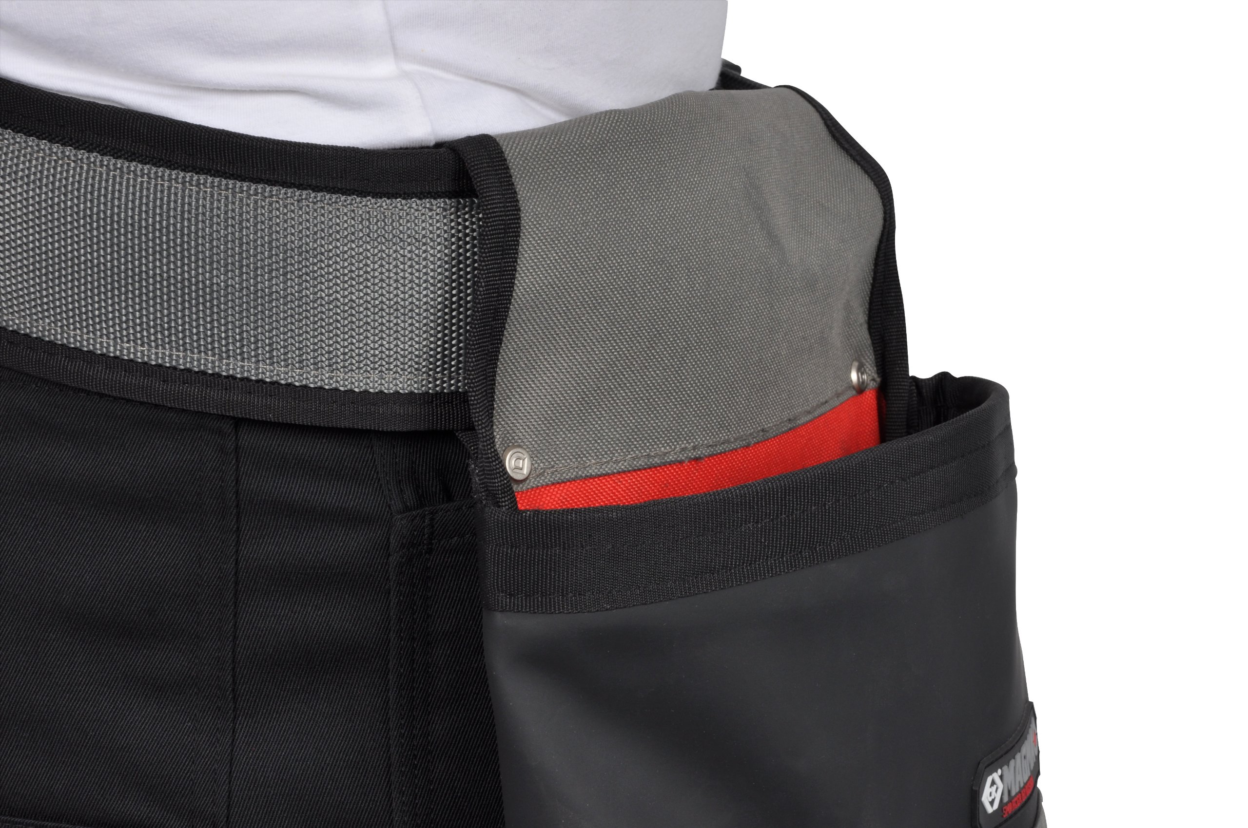 Best Nail Pouch for Construction Workers - Durable Tool Belt Pouch with Multiple Pockets for Hammers, Nails & Hardware - Perfect for Carpentry, Roofing & DIY Projects