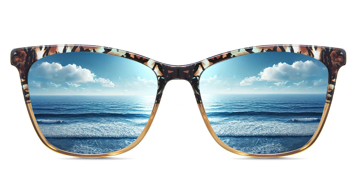 Stylish Paisley Print Women's Prescription Sunglasses – UV Protection & Fashion Eyewear for Driving, Outdoor Activities & Everyday Wear