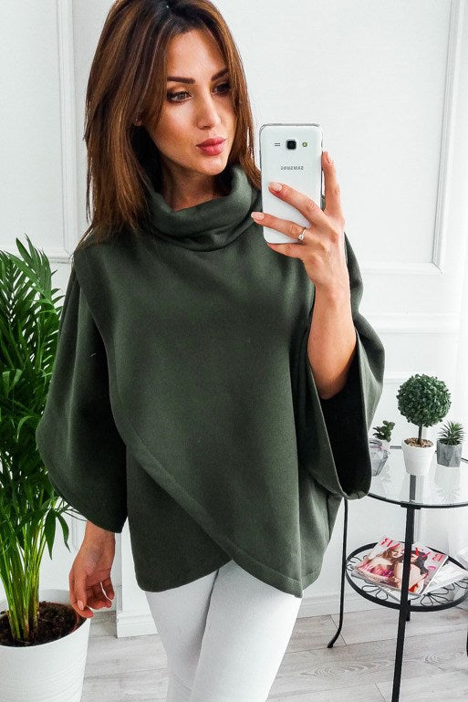 Women's Warm Winter Sweatshirt - Cozy Fleece Pullover for Cold Weather - Perfect for Fall & Winter Outfits, Casual Wear & Outdoor Activities