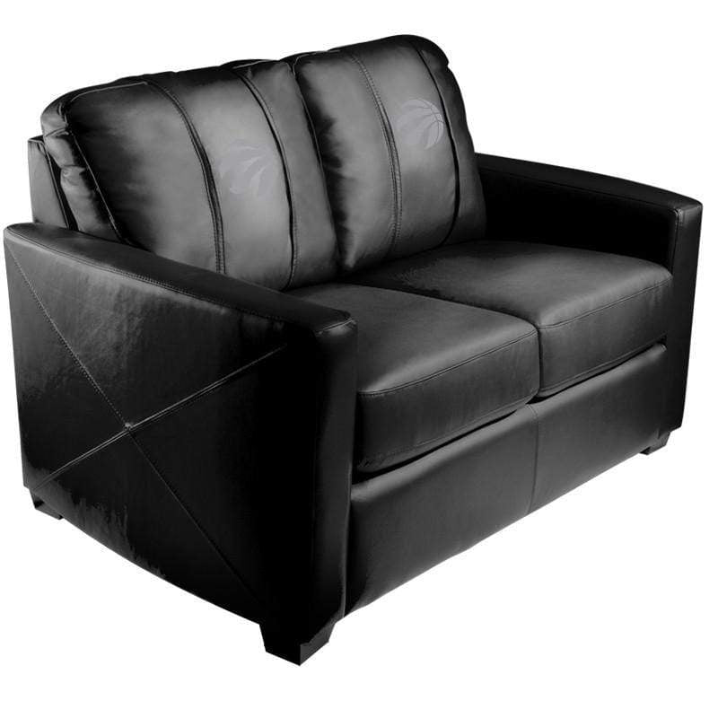NBA Team Logo Stationary Loveseat - Comfortable Two-Seater Sofa for Living Room, Game Room & Man Cave Decor