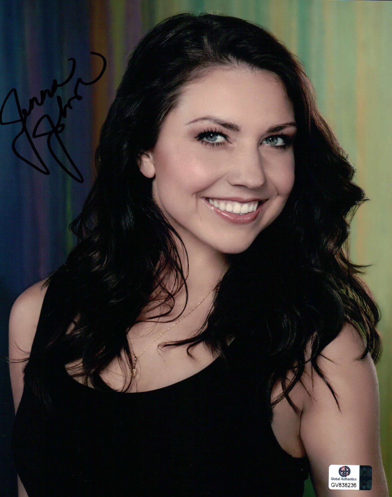 Jenna Johnson Autographed 8x10 Photo - Signed Close-Up Portrait with Gorgeous Smile - Perfect for Collectors, Fans & Home Decor (838236)