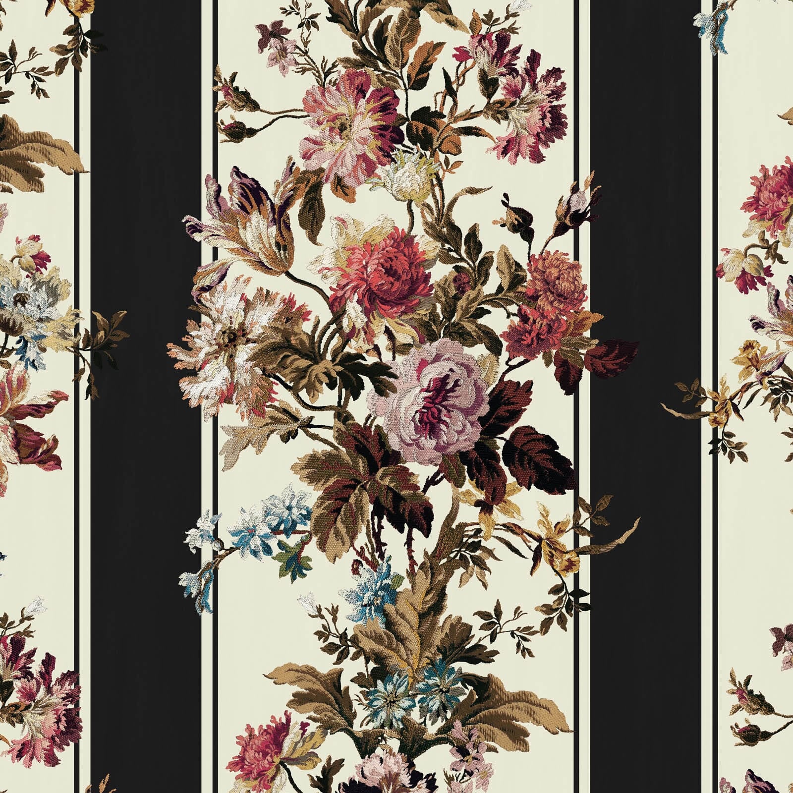 ROSETTA GARLAND Noir Wallpaper Sample - Premium Peel & Stick Wallpaper for Bedroom, Living Room & Home Decor