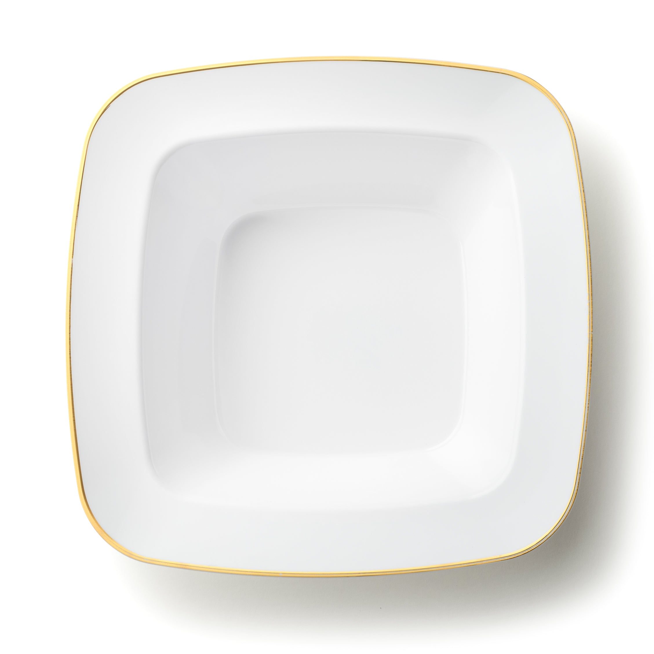 12oz Square Plastic Soup Bowls - 10 Pack Durable Contour Design | Microwave & Dishwasher Safe | Perfect for Restaurants, Catering & Home Meal Prep