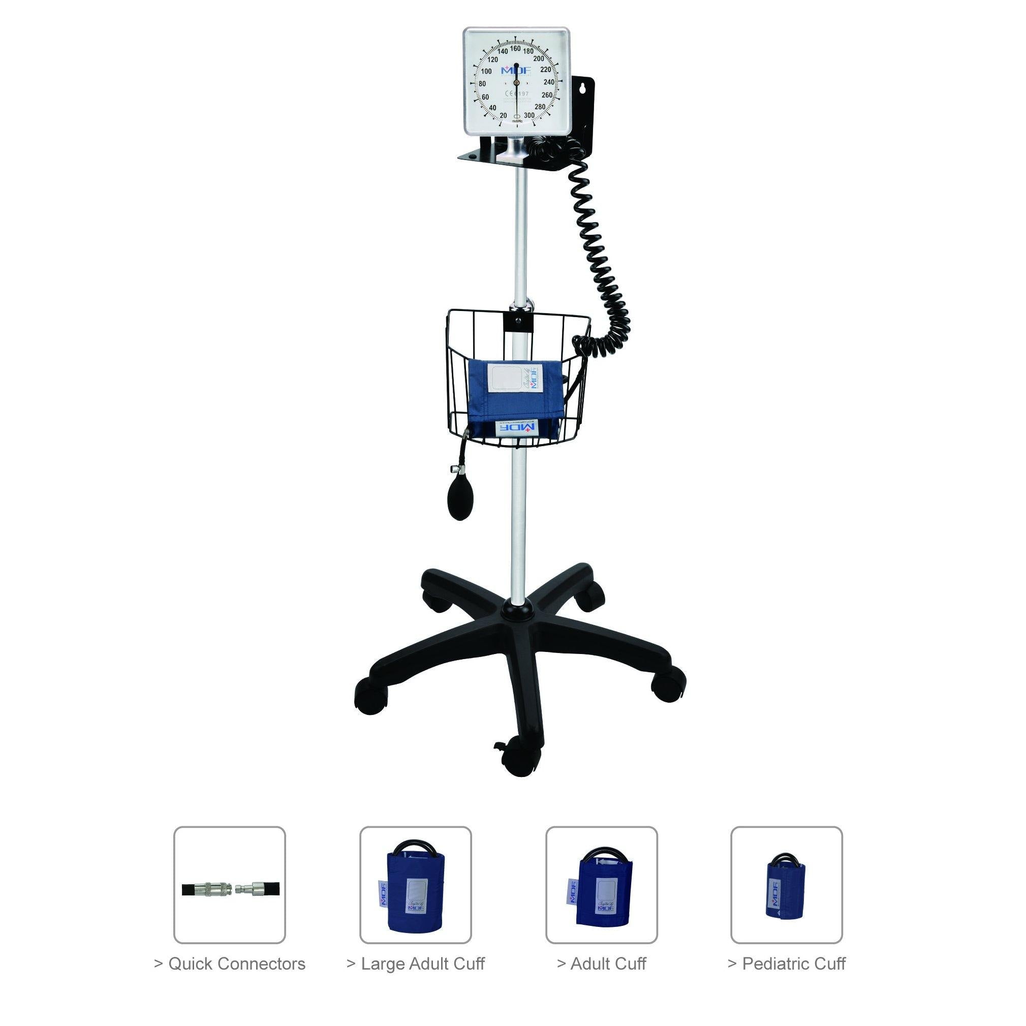 Portable Aneroid Blood Pressure Monitor - Accurate & Easy-to-Use Home Blood Pressure Cuff for Adults - Perfect for Health Tracking, Doctor Visits & Travel