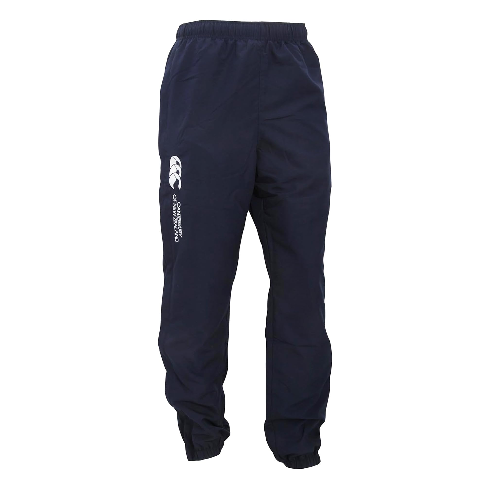Canterbury Men's Elastic Waist Sports Pants - Comfortable Stadium Trousers for Running, Training & Gym (Size S, Navy Blue) - Perfect for Soccer, Rugby & Casual Wear
