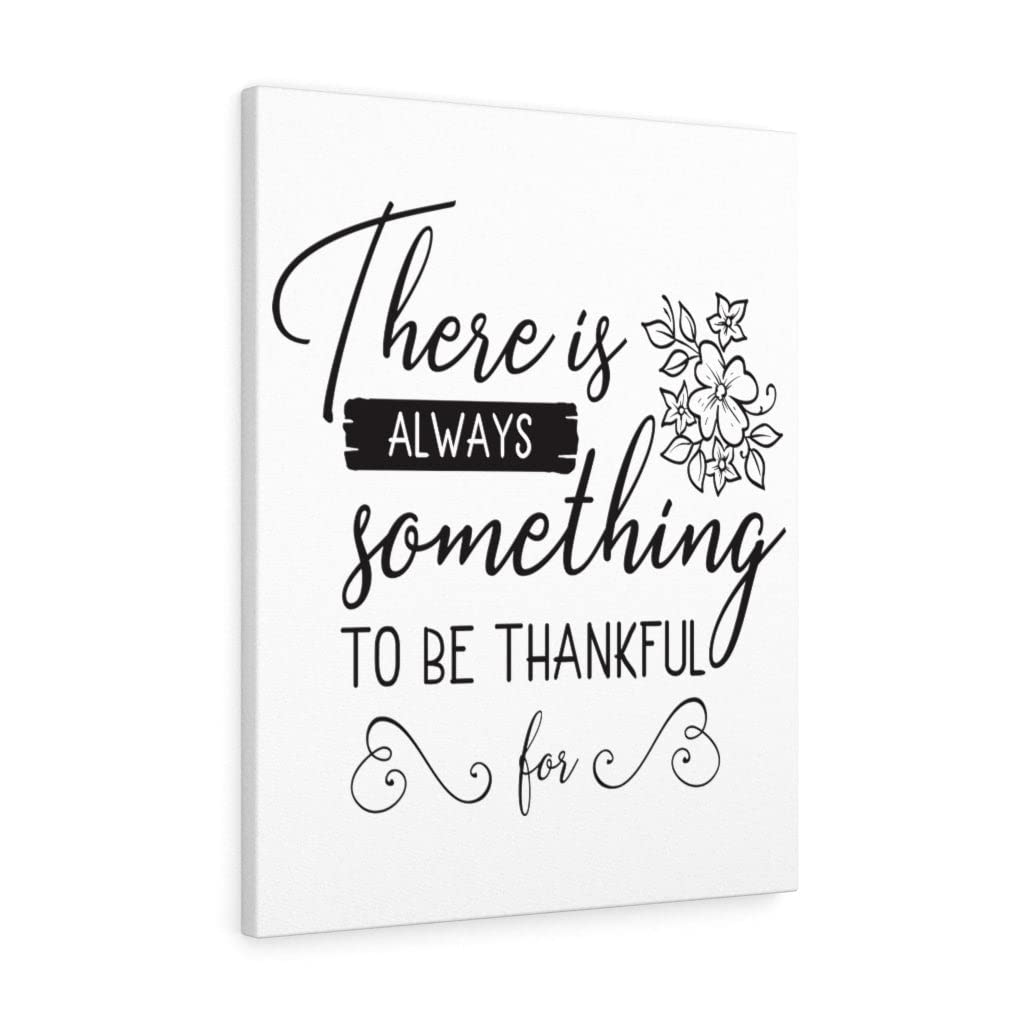 Christian Wall Art Print - 'Be Thankful' Scripture Quote - Ready to Hang Home Decor for Living Room, Bedroom & Office - Express Your Love Religious Gift Idea