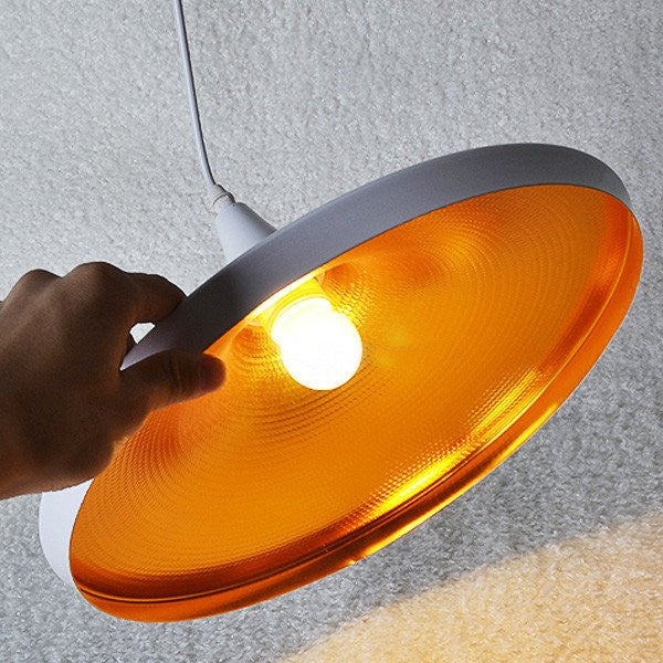 Modern White Beat Pendant Light - Sleek Minimalist Ceiling Lamp for Kitchen Island, Dining Room & Bedroom Lighting Decor