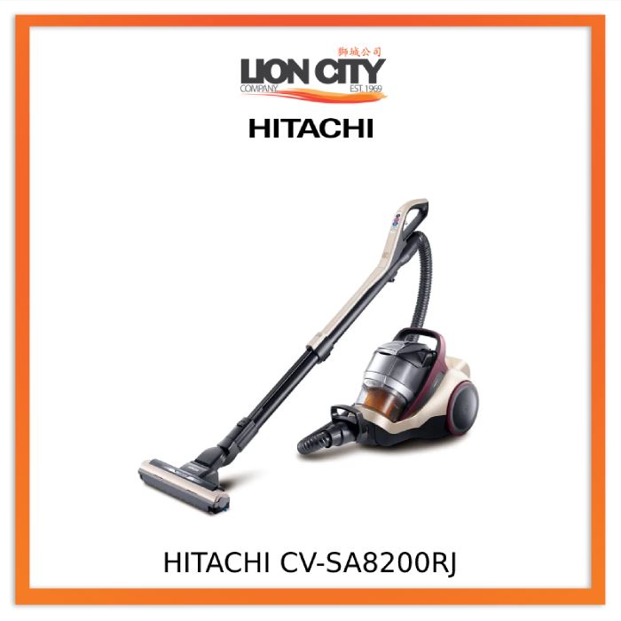 Hitachi CV SA8200RJ Bagless Vacuum Cleaner - Powerful 12 Amp Motor, Lightweight & Corded for Deep Cleaning - Perfect for Carpets, Hard Floors & Pet Hair Removal