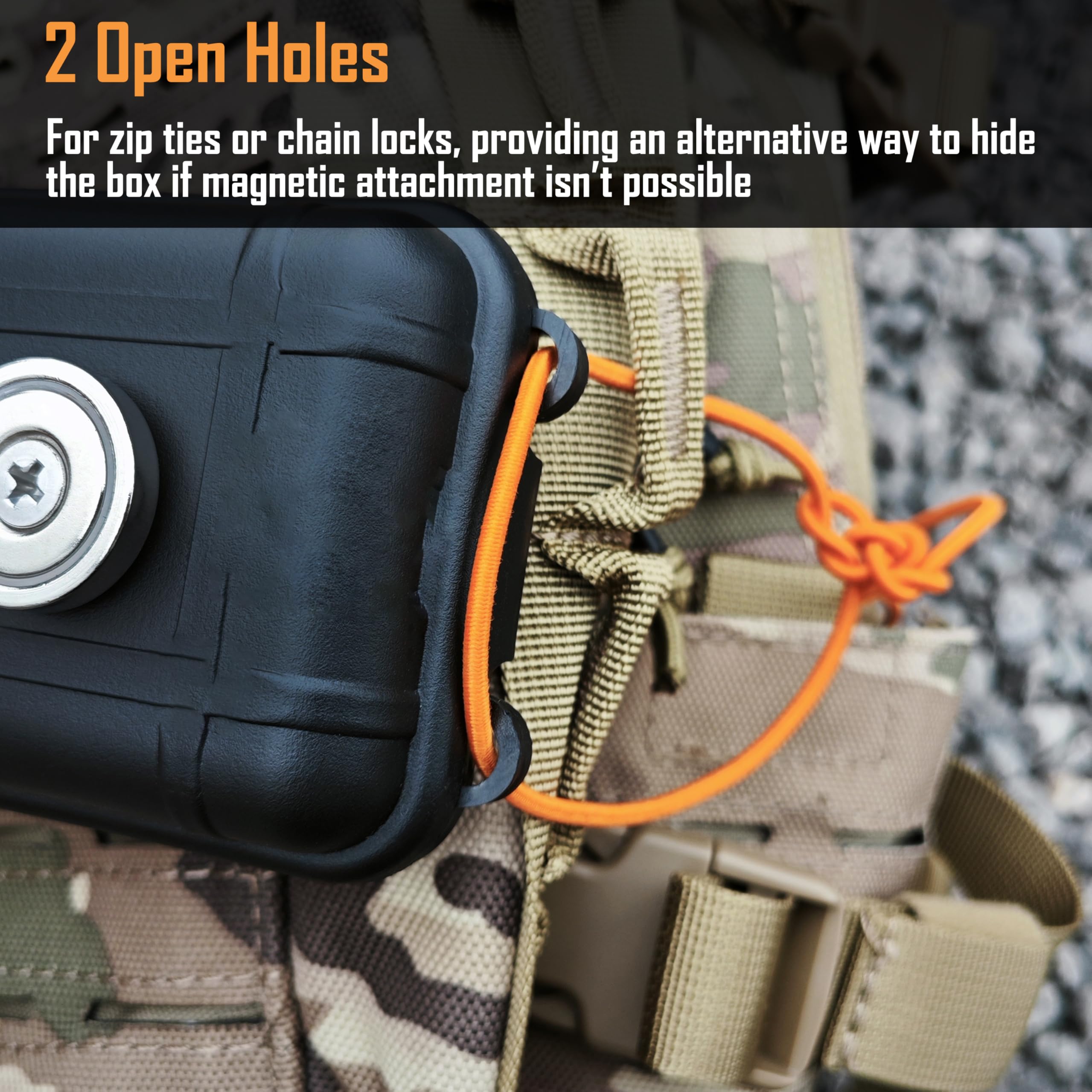 Waterproof Magnetic Car Key Holder - Under Vehicle Hidden Key Box with Strong Magnet for Outdoor & Emergency Use | Splash Resistant & Weatherproof Key Hider for Trucks, SUVs & Cars