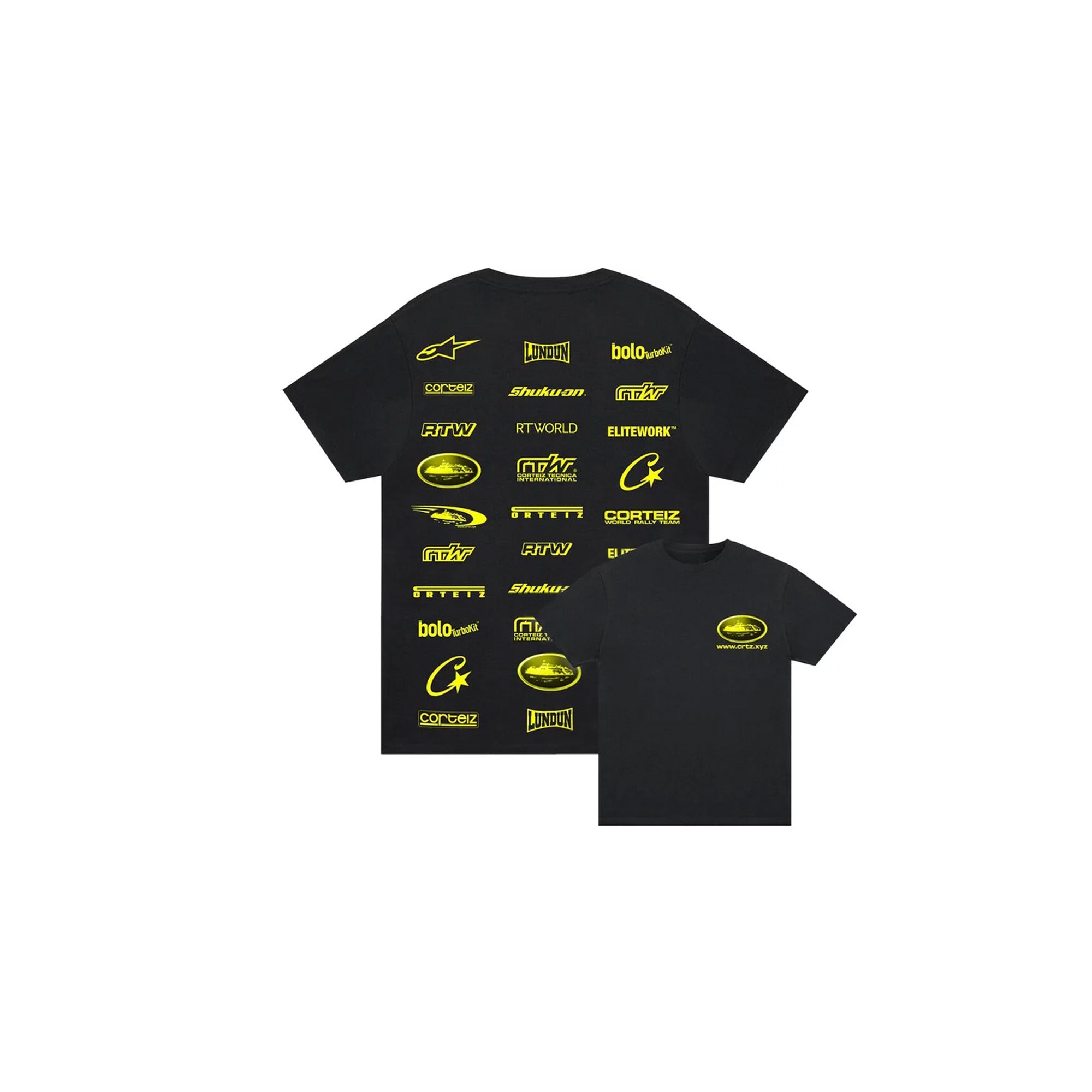 Corteiz Rally Vinylz Tee - Black Graphic T-Shirt for Men | Streetwear Fashion | Casual Wear & Urban Outfits