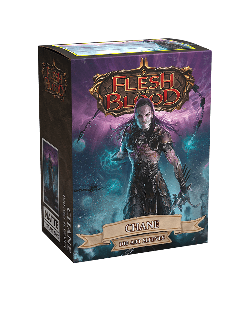 Dragon Shield Flesh and Blood Chane Brushed Art Card Sleeves - Standard Size 100 Pack for TCG, MTG, and Collectible Card Games - Perfect for Gaming Tournaments and Card Protection