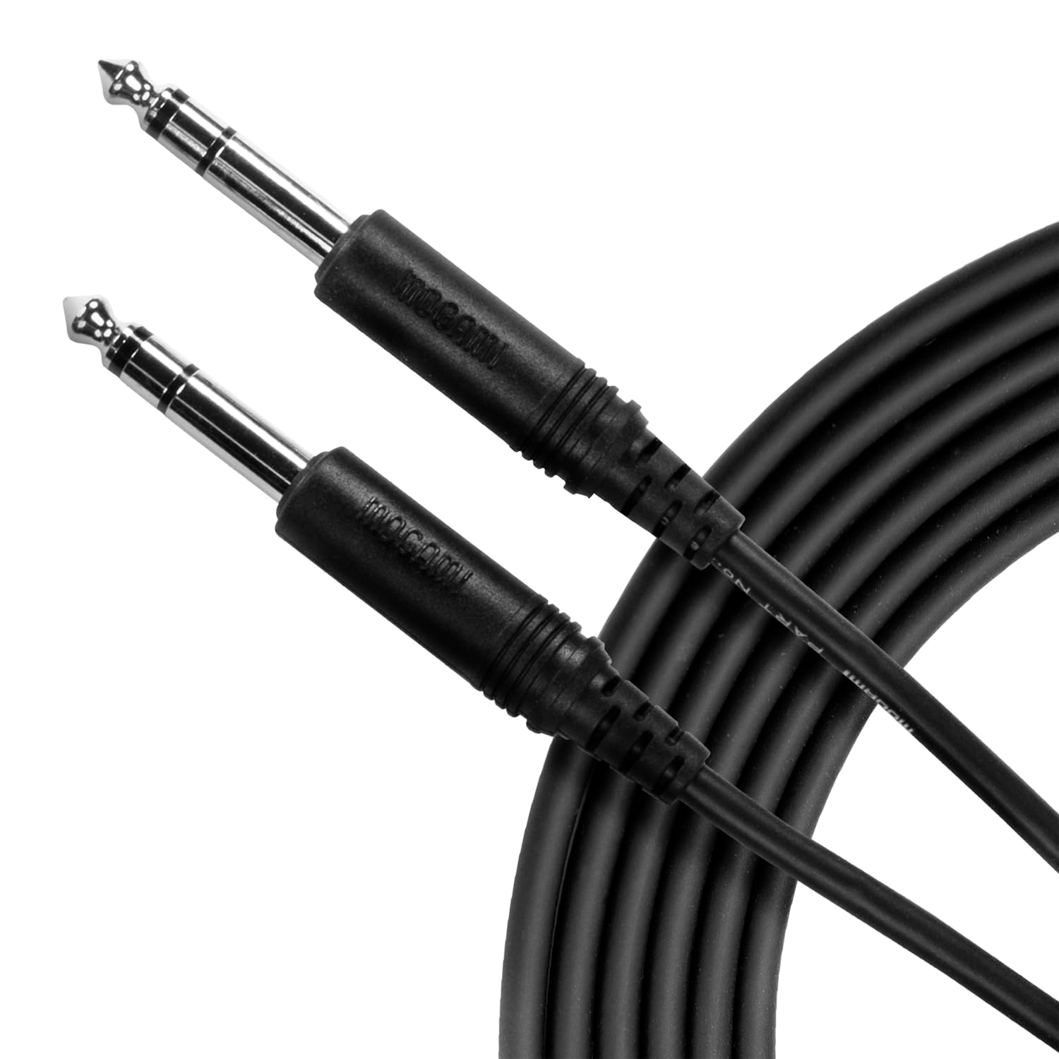 Mogami Gold Studio Grade 1/4 Inch TRS Male to Male Patch Cable - 1 Foot Premium Audio Cable for Guitar, Keyboard & Pro Audio Equipment - Perfect for Home Studios & Live Performances