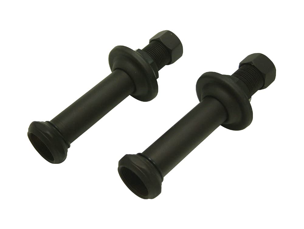 Kingston Brass CCU4205 Vintage Wall Union Extension - 6-Inch Oil Rubbed Bronze Faucet Connector | Perfect for Bathroom Sink, Kitchen & Laundry Room Plumbing
