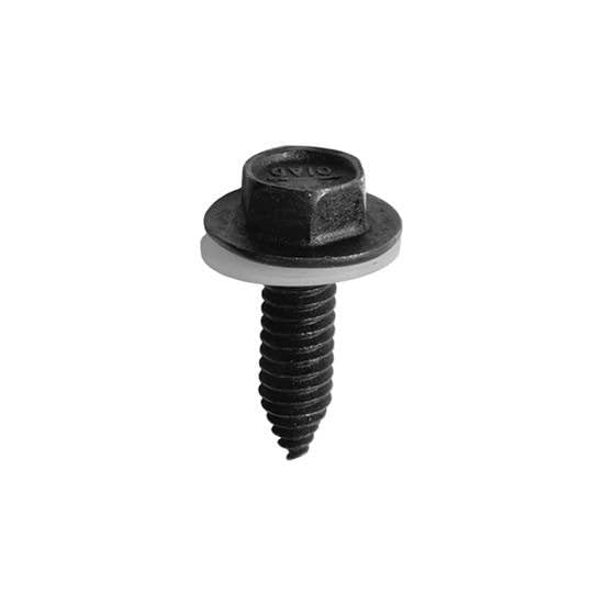 Auveco #13231 Mirror Mounting Screw - Phosphate Coated with Nylon Washer (25-Pack) - Durable Fasteners for Auto Mirrors & Vehicle Accessories