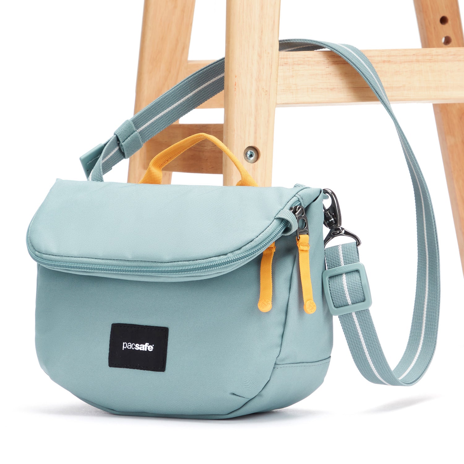 Pacsafe GO Anti-Theft Saddle Crossbody Bag - Secure Travel Purse for Women & Men - Perfect for Commuting, Shopping & Sightseeing