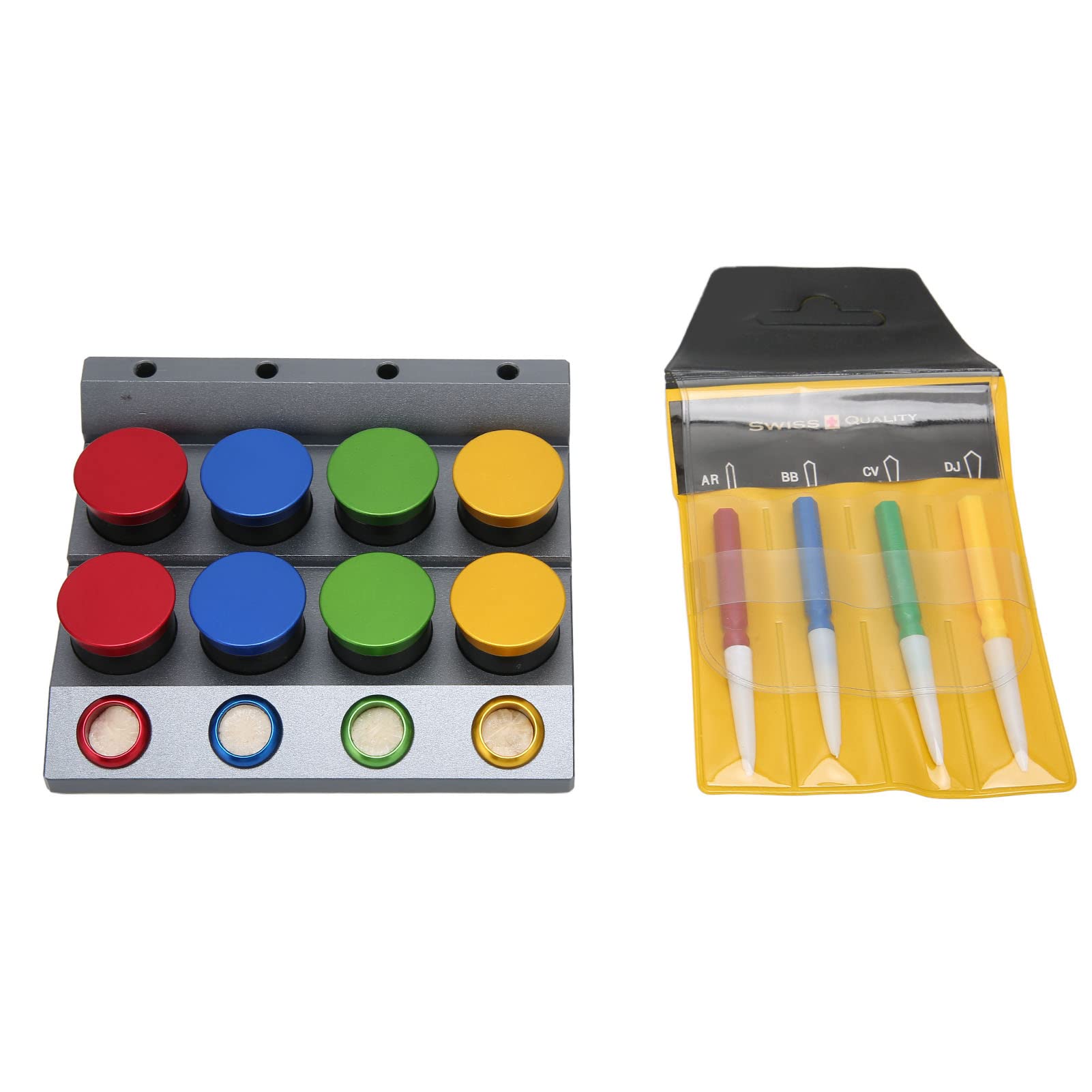 Professional Watch Repair Kit - 8-Hole Oil Pen Applicator Set with Dust-Proof Cover | Durable Precision Tools for Watchmakers & DIY Enthusiasts | Perfect for Watch Maintenance, Lubrication & Jewelry Repair