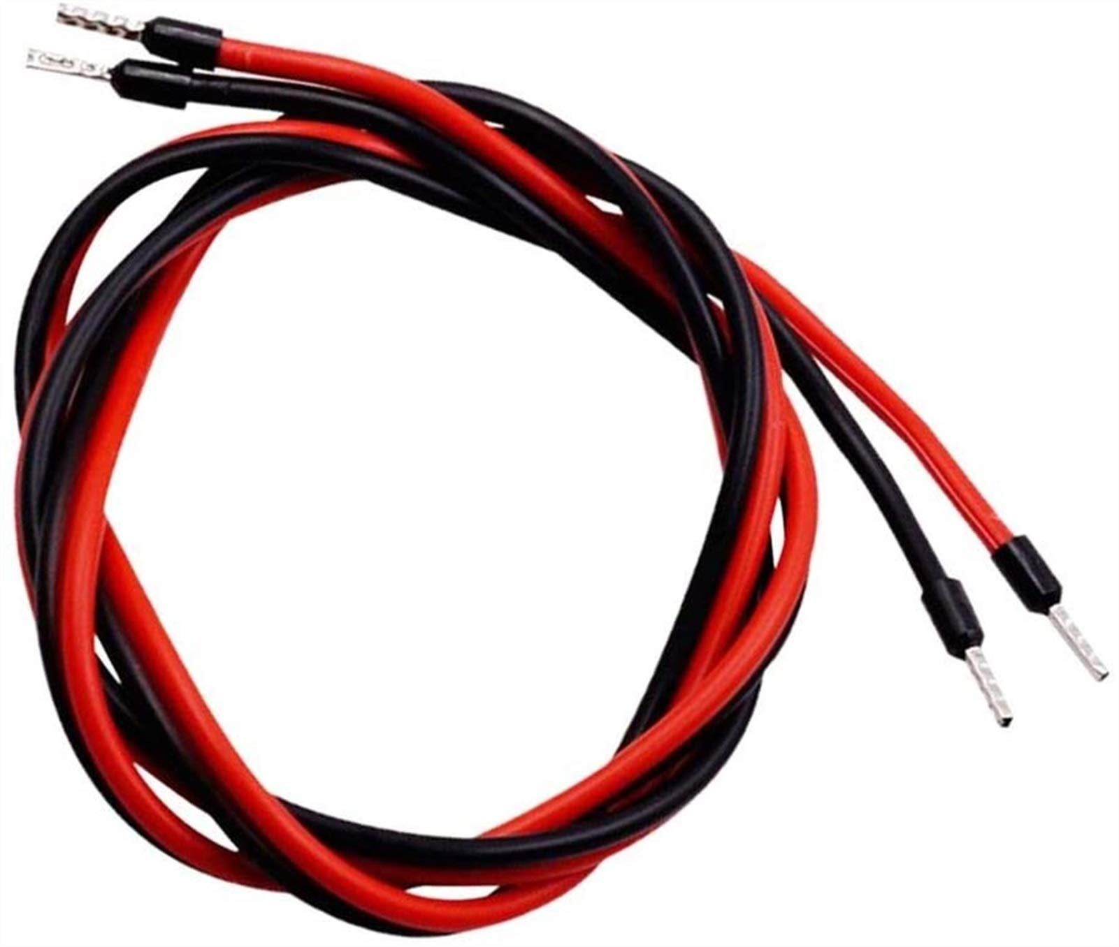 60cm Heated Bed Wire Cable Power Line for 3D Printer - High Temperature Resistant Power Cord for 3D Printing, DIY Electronics & Maker Projects