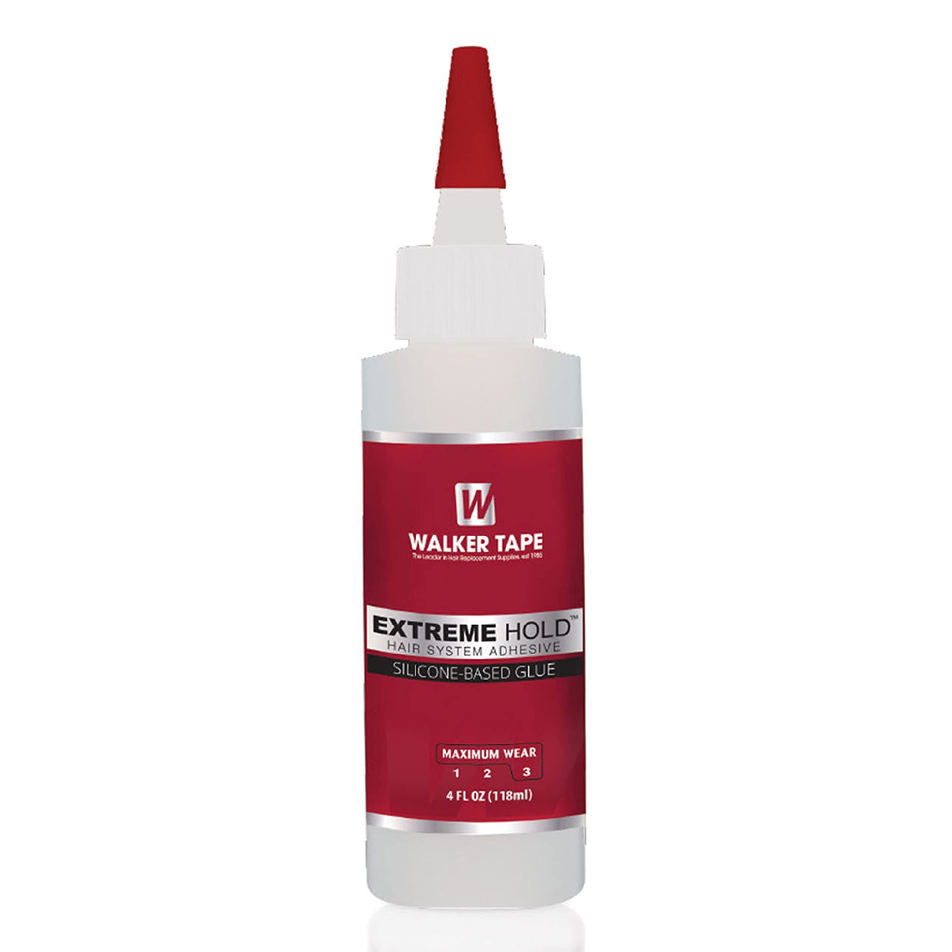 Walker Tape Extreme Hold Silicone Adhesive - 4.0 oz Strong Bonding Glue for Wigs, Hair Extensions & Costumes | Secure All-Day Wear for Cosplay, Theater & Special Effects