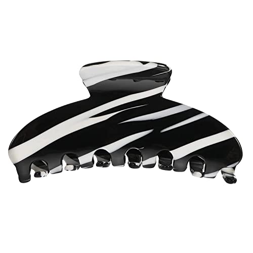 Large Hair Claw Clips for Thick Hair - French Design Ponytail Holder for Women | Perfect for Work & Gym