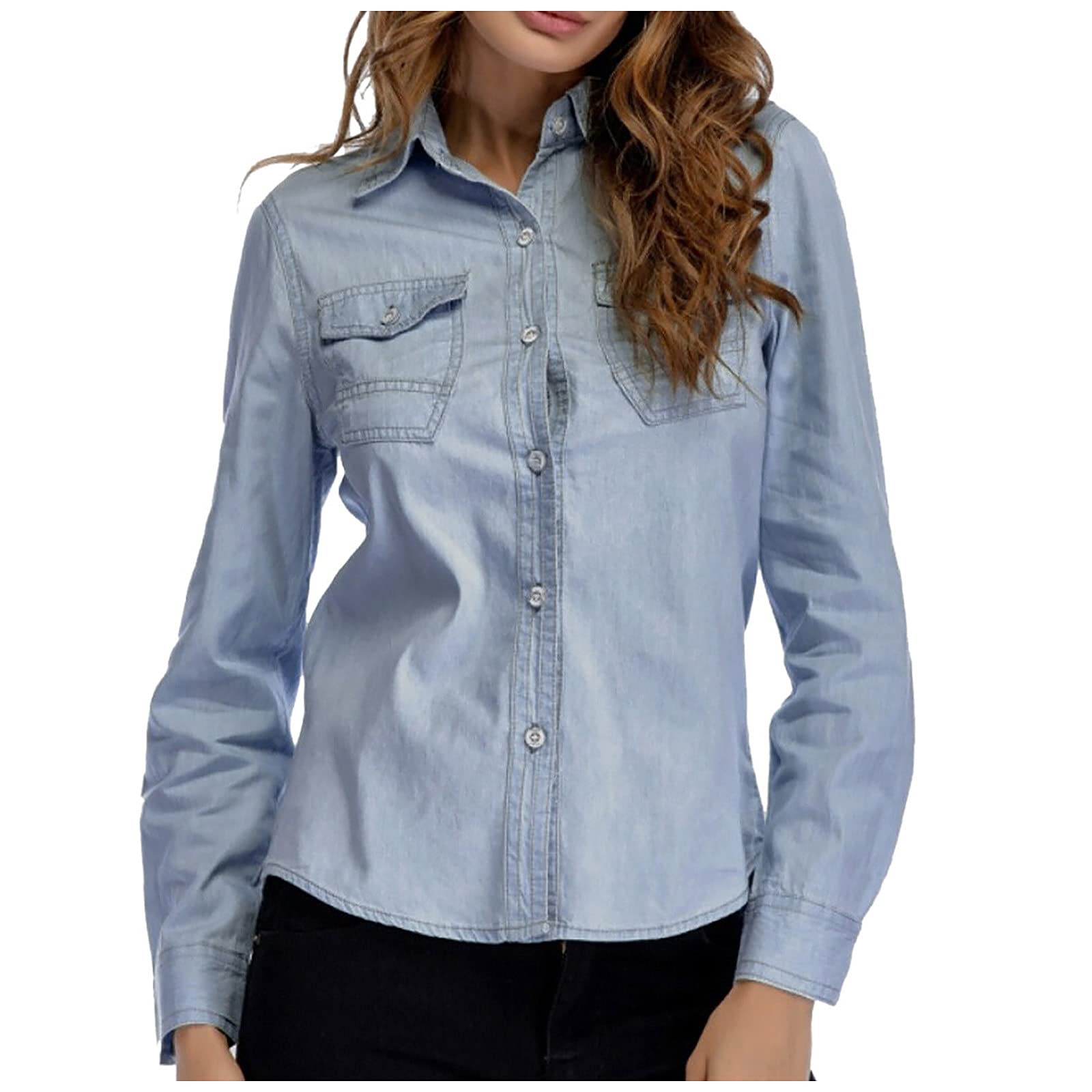 SERYU Women's Ripped Puff Sleeve Denim Jacket - Frayed Slim Fit Cropped Jean Jacket for Women | Perfect for Casual Outfits, Streetwear & Spring Layering