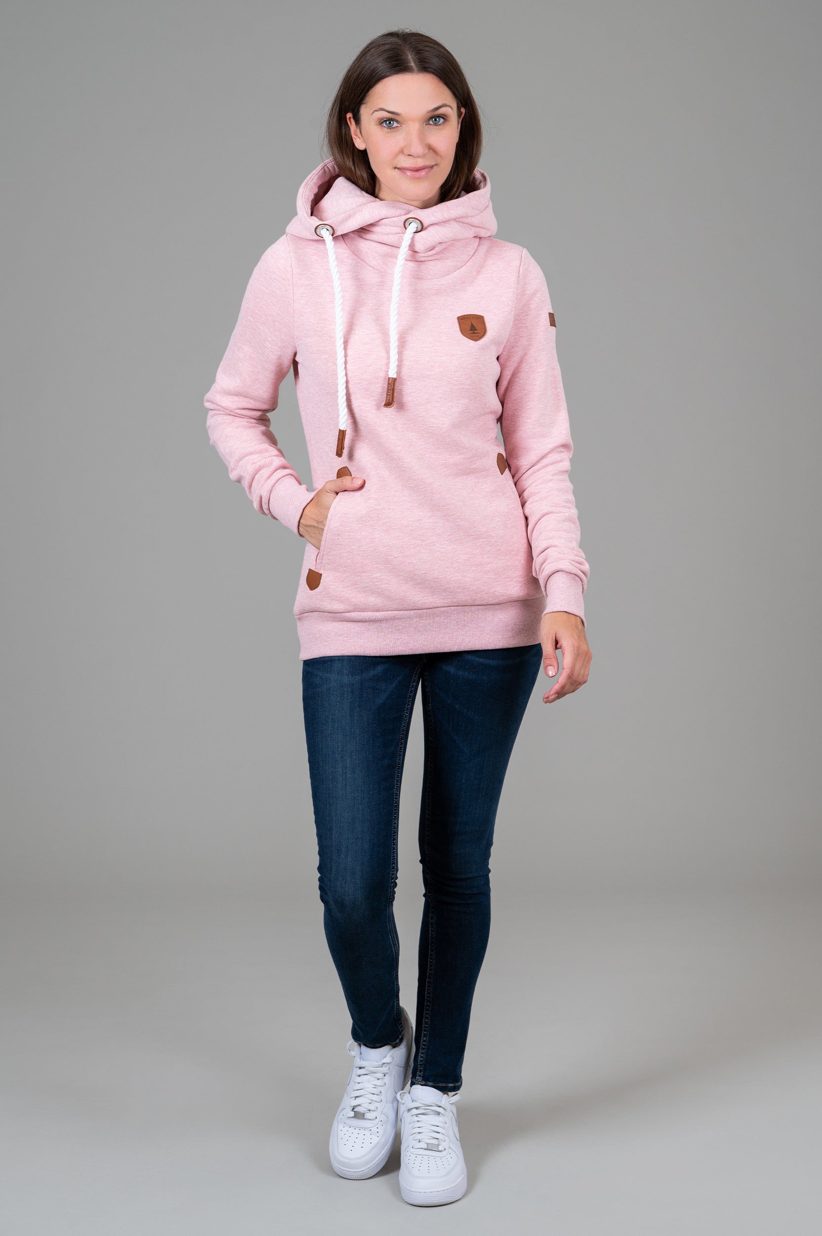 Artemis Heather Pink Hoodie - Soft & Cozy Women's Pullover Sweatshirt for Casual Wear, Lounge & Outdoor Activities