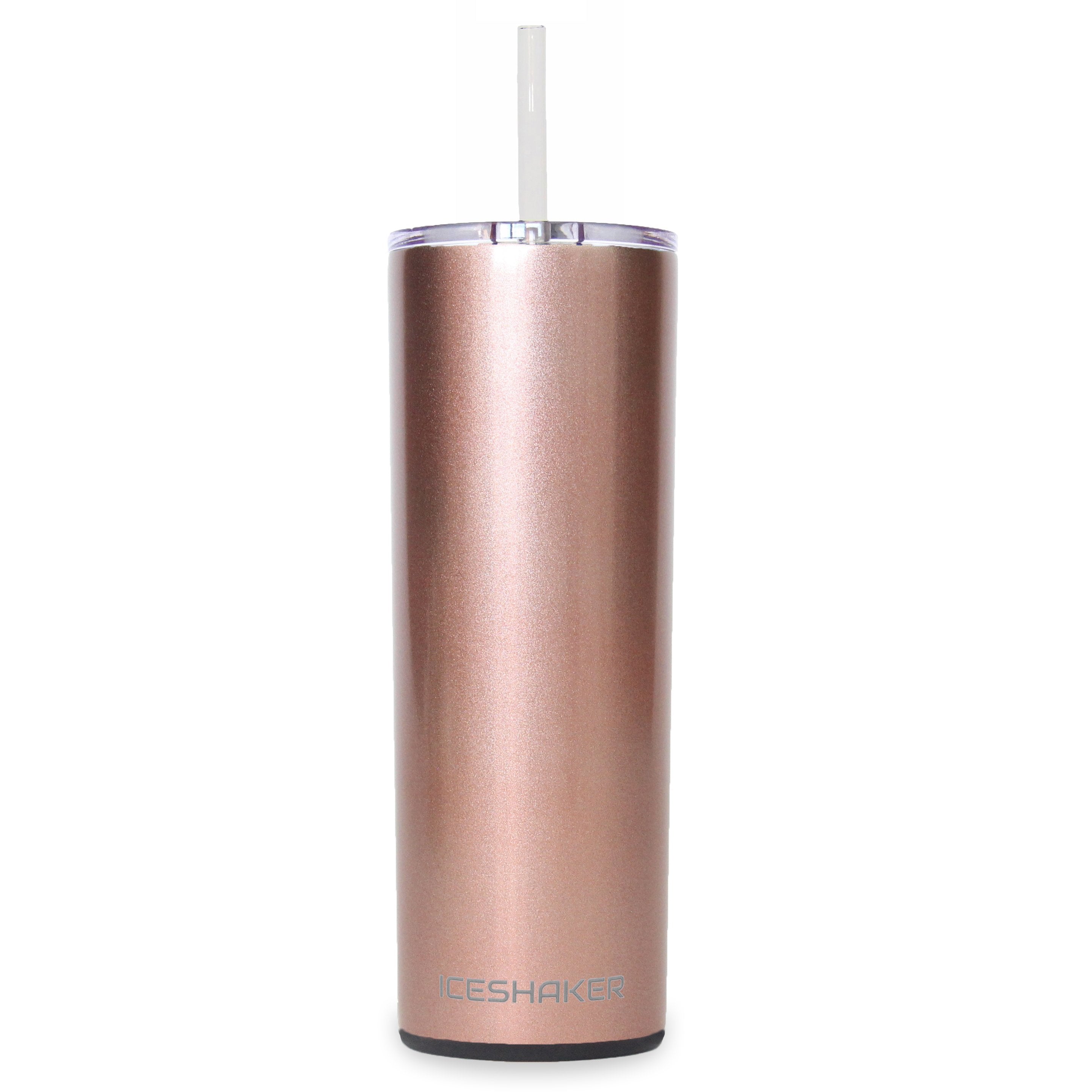 Custom 20oz Skinny Stainless Steel Tumbler with Lid & Straw - Insulated Travel Mug for Coffee, Tea & Cold Drinks - Perfect for Office, Gym, Hiking & Outdoor Activities