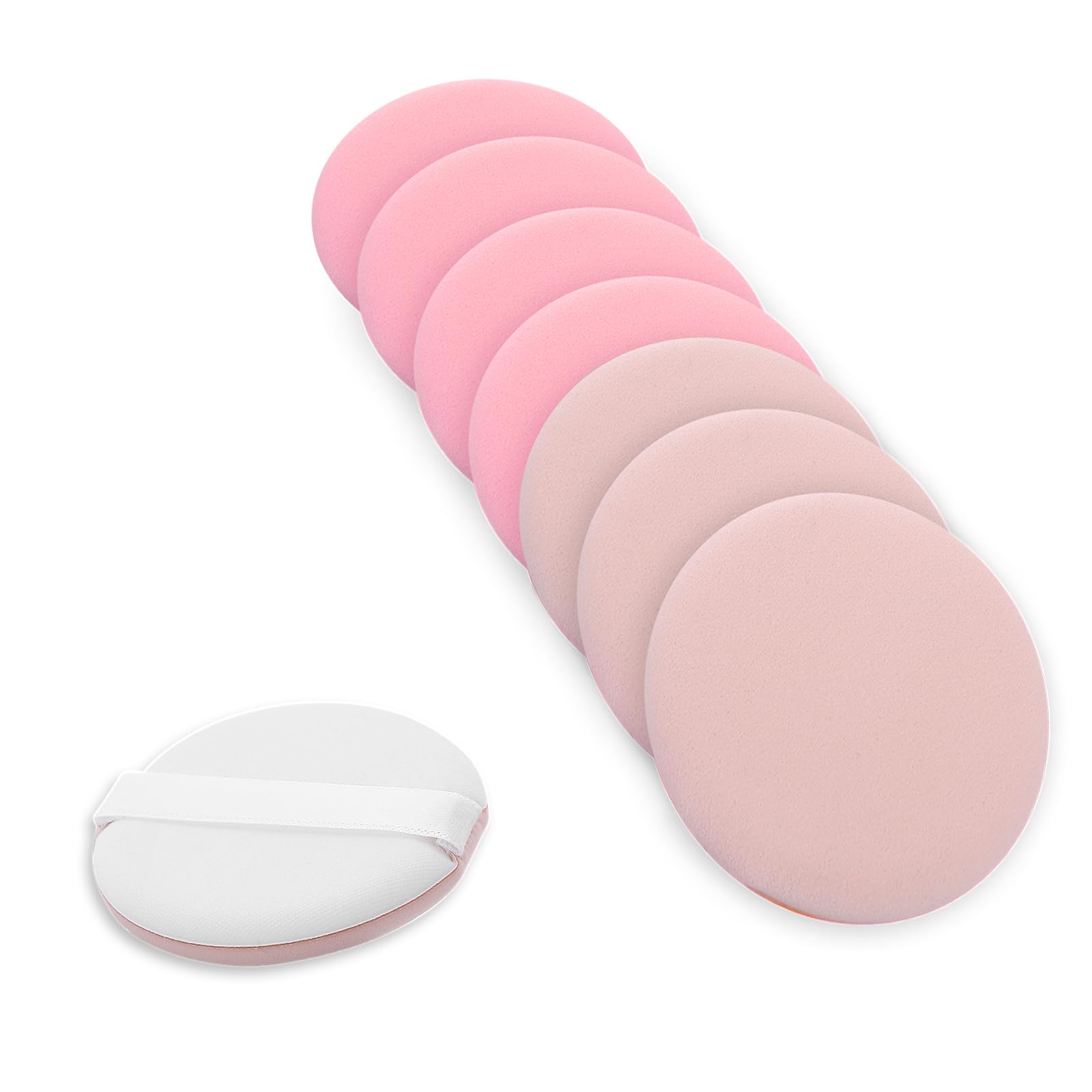 Premium 8-Pack Non-Latex Makeup Sponges | Hypoallergenic Beauty Blender for Liquid Foundation, Concealer & Loose Powder | Multi-Use Cosmetic Blending Puff with Precision Edges | Perfect for Daily Makeup, Travel & Professional Makeup Artists