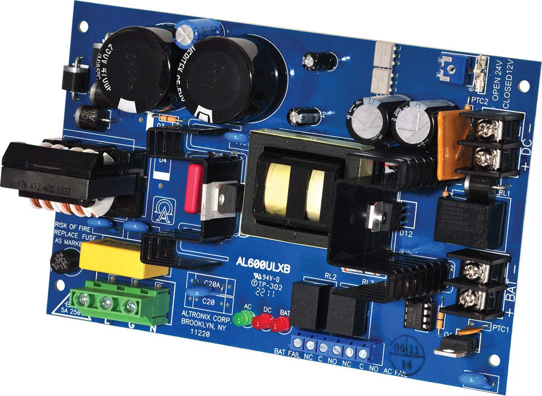 ALTRONIX AL600ULXB 12V/24V DC Power Supply Charger PCB Circuit Board for Security Systems & CCTV Cameras