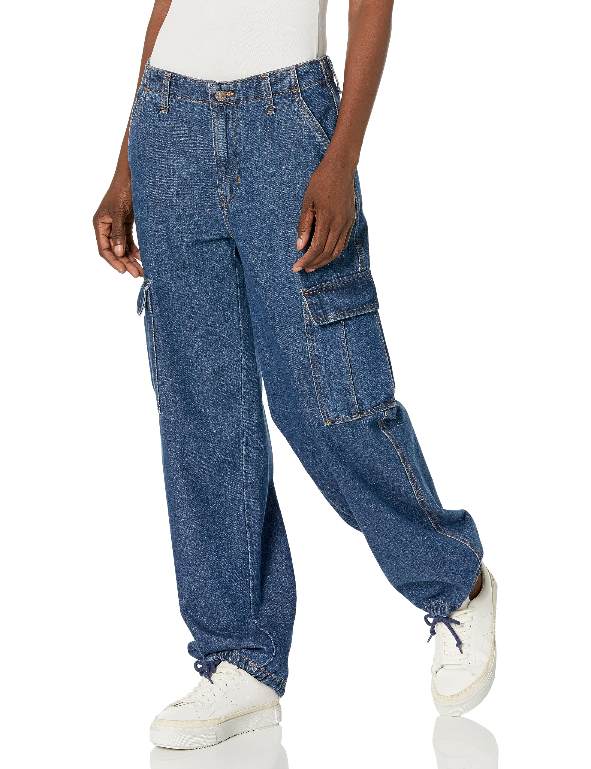 Levi's Women's '94 Baggy Cargo Jeans - High Waist Loose Fit Denim Pants with Pockets | Casual Streetwear & Outdoor Activities