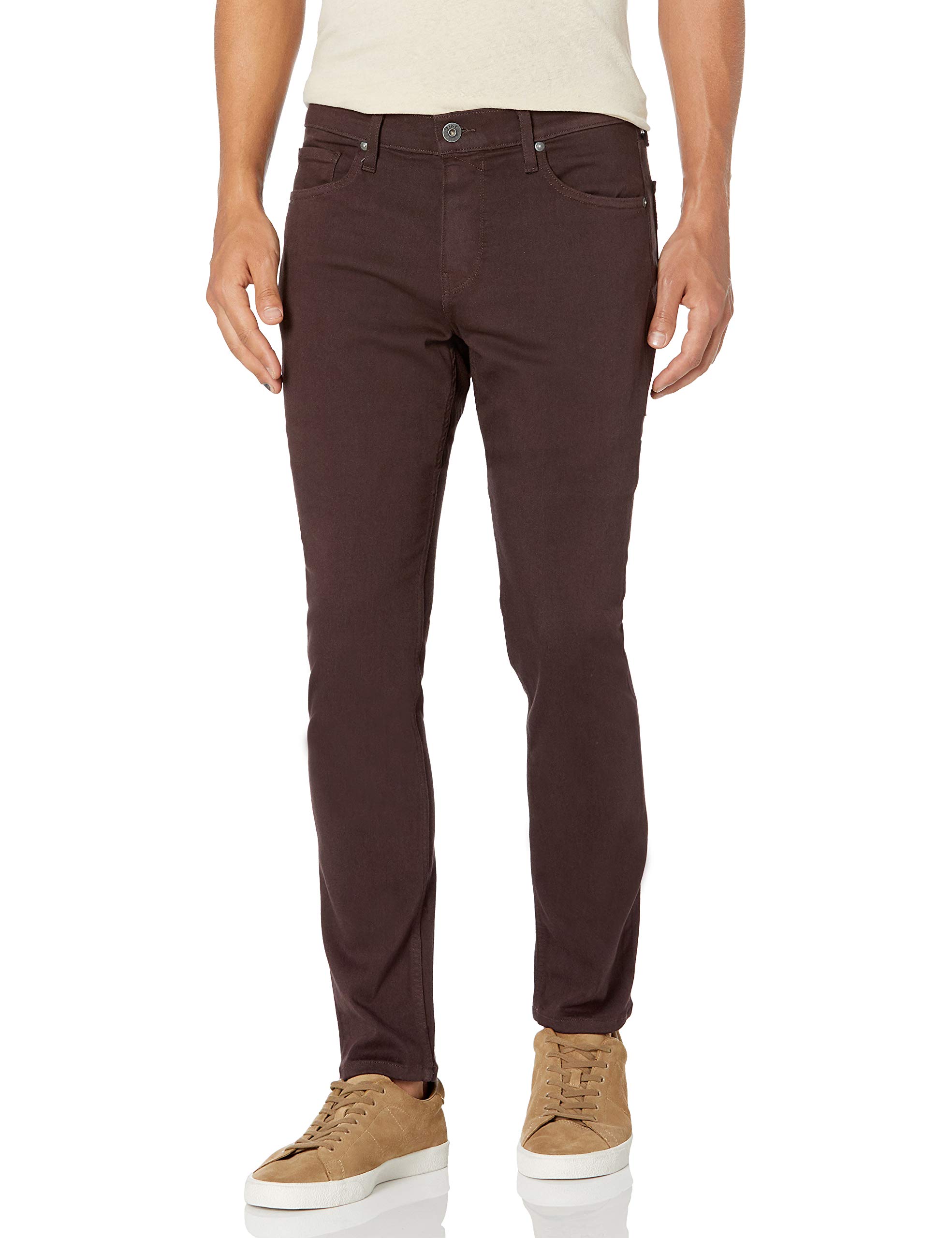 PAIGE Men's Croft Skinny Jeans - Slim Fit Stretch Denim Pants for Men | Comfortable & Stylish for Casual Wear, Office & Night Out