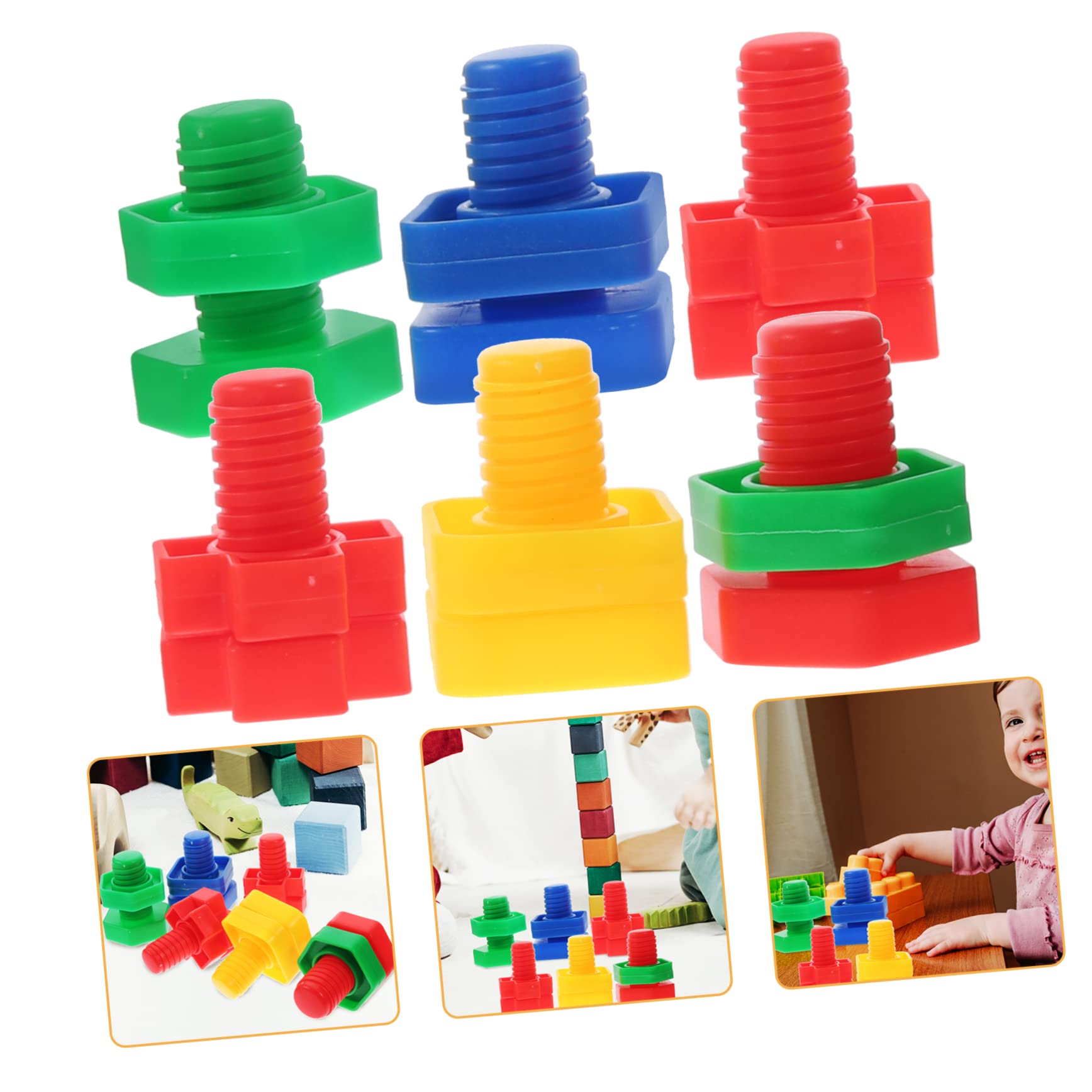 African Grey Parrot Toys - 6pcs Puzzle & Matching Game for Small Birds - Play & Learn