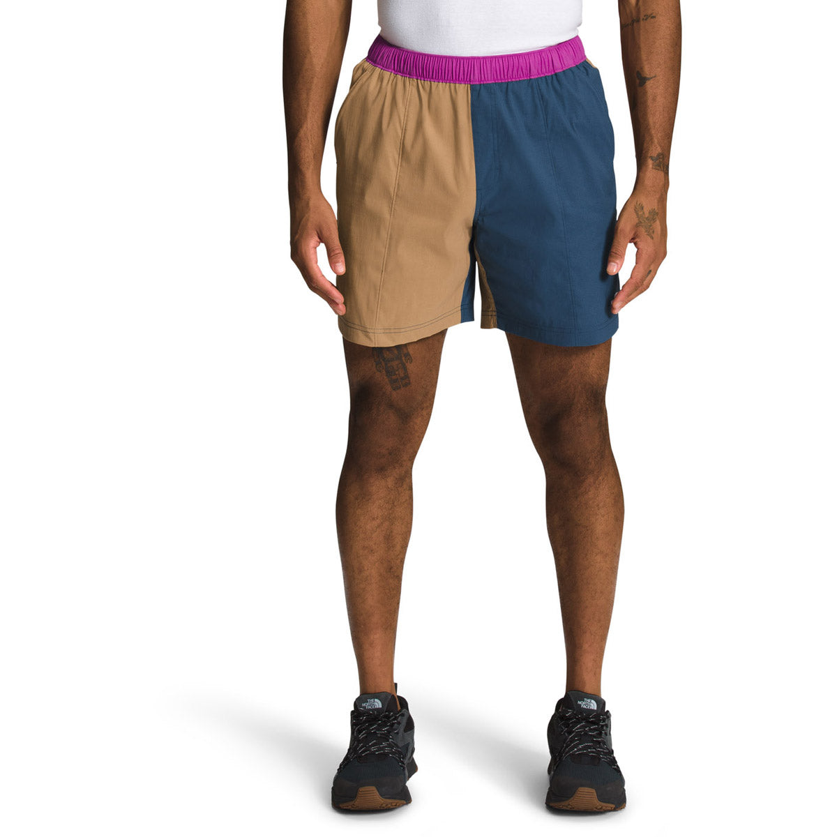 Utility Brown/Shady Blue/Purple Cactus Flower
