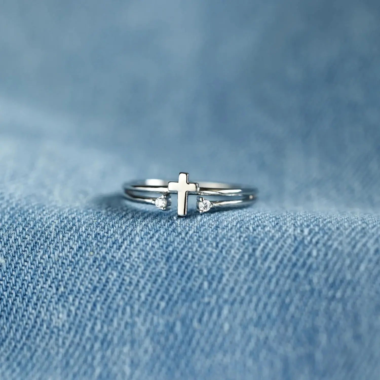 925 Sterling Silver Cross Ring for Women & Men - Elegant Religious Jewelry Gift for Baptism, Confirmation, Christmas & Everyday Wear