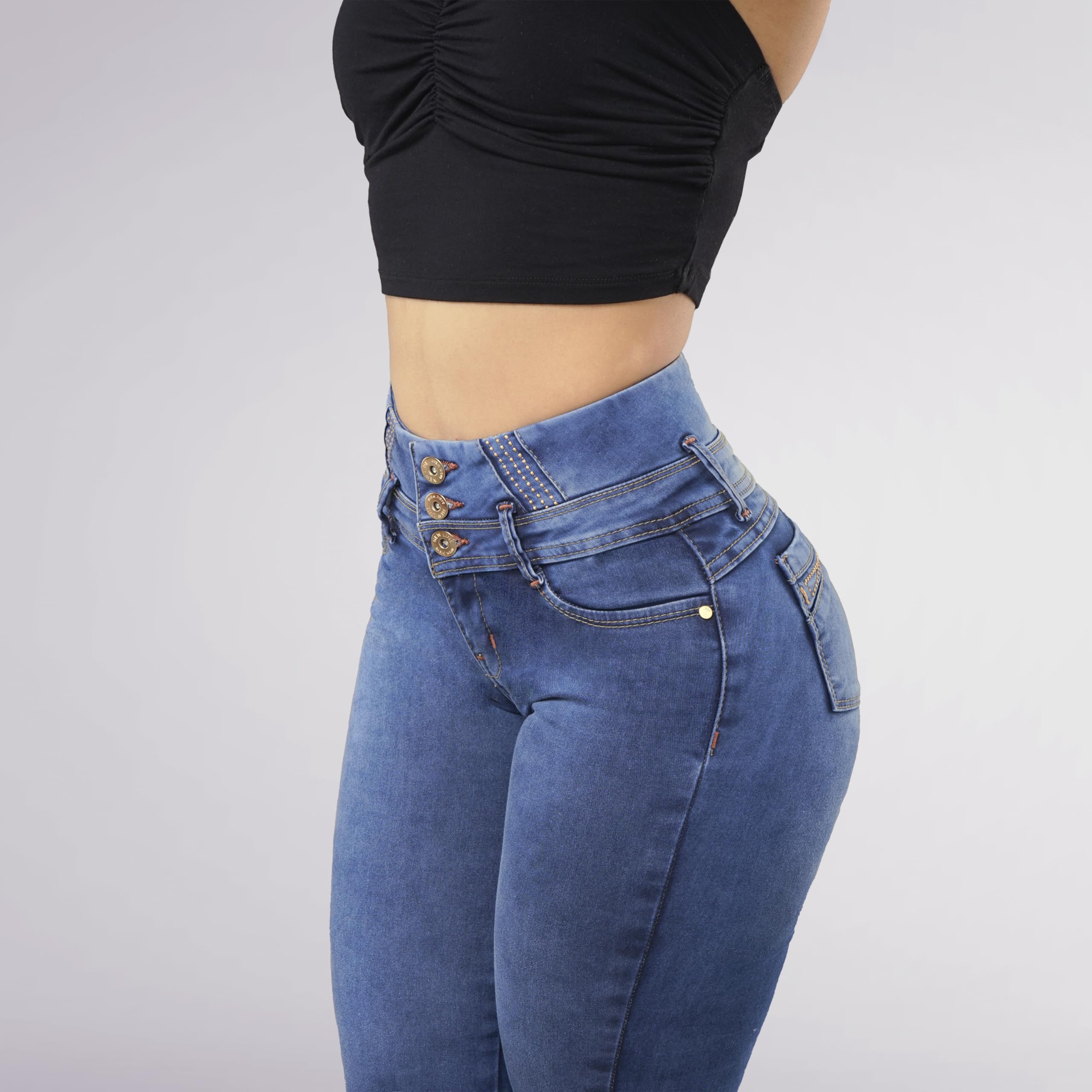 **Colombian Butt Lifting Jeans for Women - High Waisted Skinny Jeans for a Curvy Look | Perfect for Night Out, Date Night & Casual Wear**