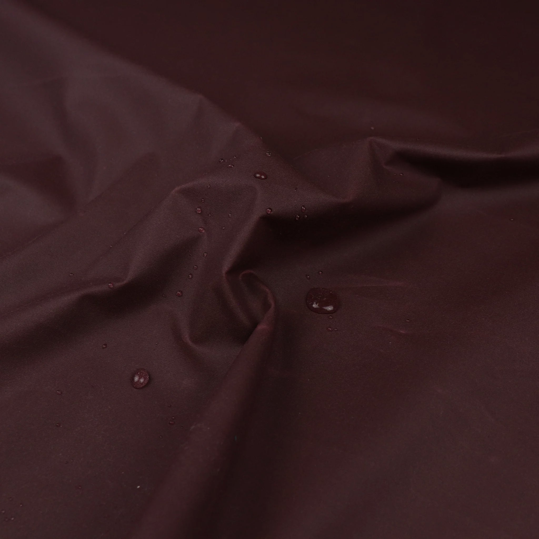 Premium Deadstock Waxed Cotton Fabric - Oxblood Red for Durable Jackets, Bags & Outdoor Gear - Perfect for DIY Fashion & Heavy-Duty Projects