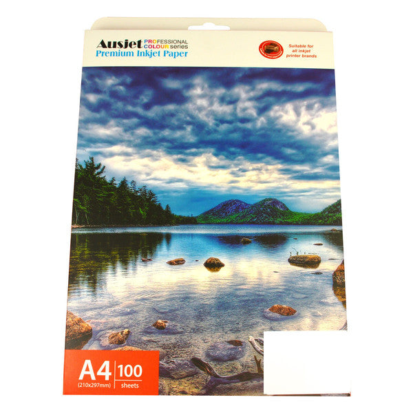 108g A4 Matte Coated Paper - 100 Sheets Premium Printer Paper for Professional Documents, Flyers, Brochures & Art Projects - Ideal for Office, School & Home Printing