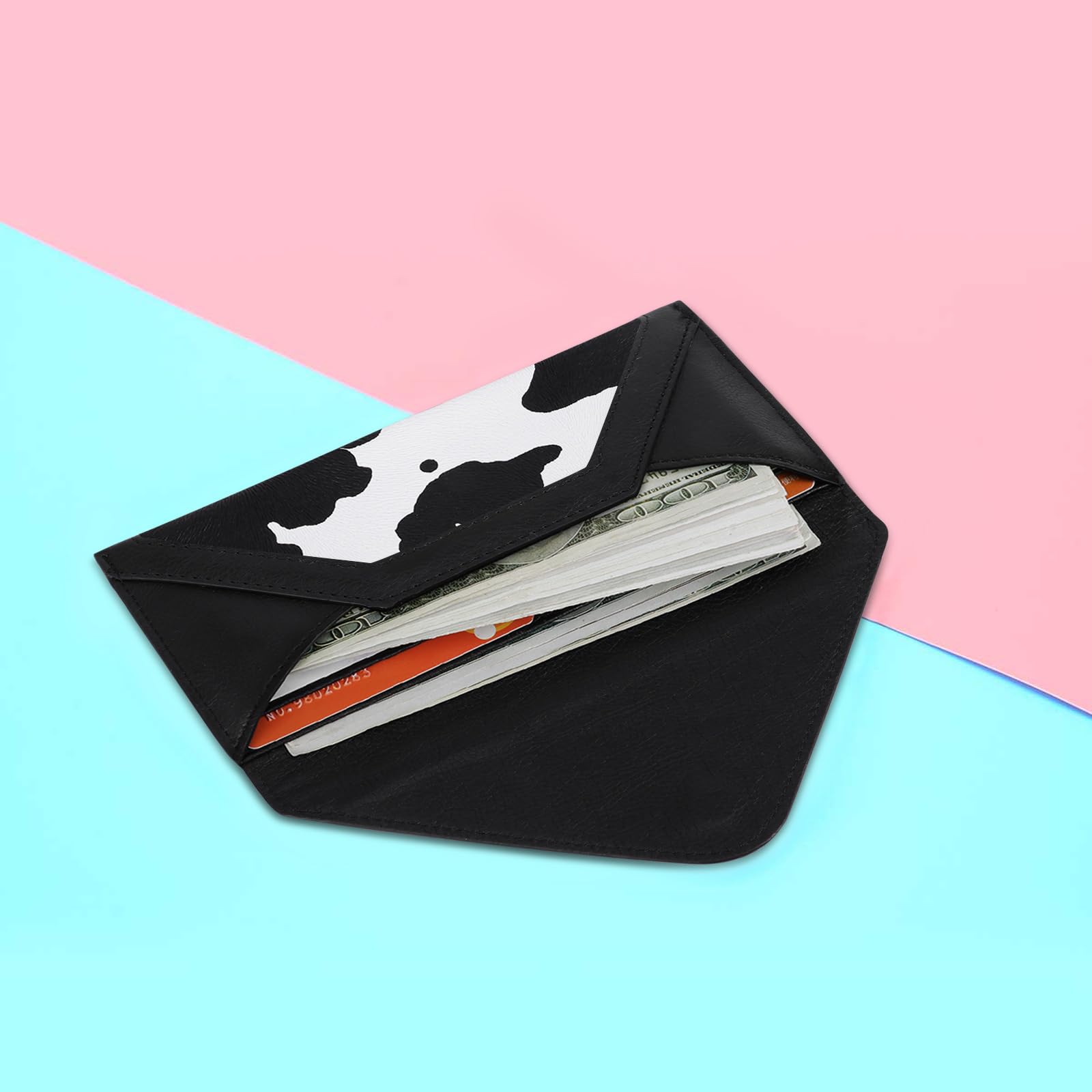 XEYOU Women's Slim RFID Blocking Credit Card Holder - Stylish Envelope Wallet with Cash Pocket - Perfect for Everyday Use, Travel & Gift Giving