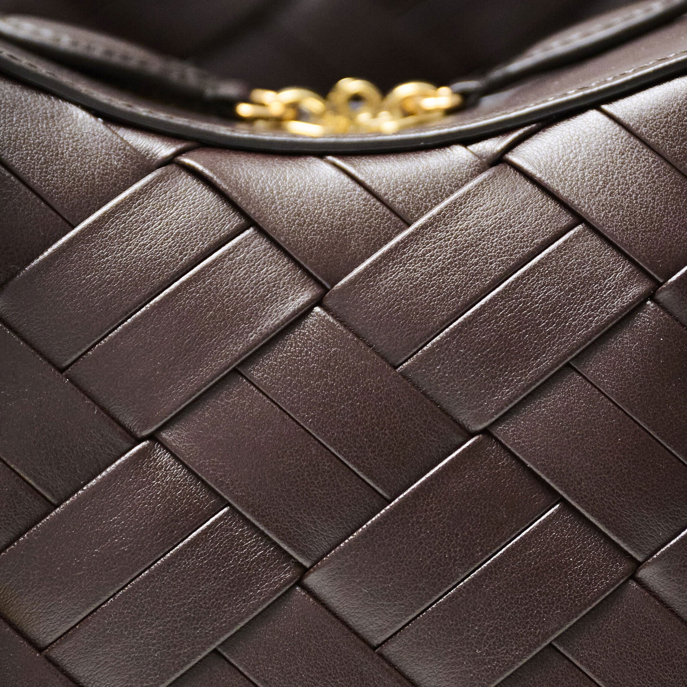 Ryder Woven Shoulder Bag for Women - Premium Chocolate Brown Crossbody Purse | Stylish Everyday Handbag for Work, Travel & Shopping