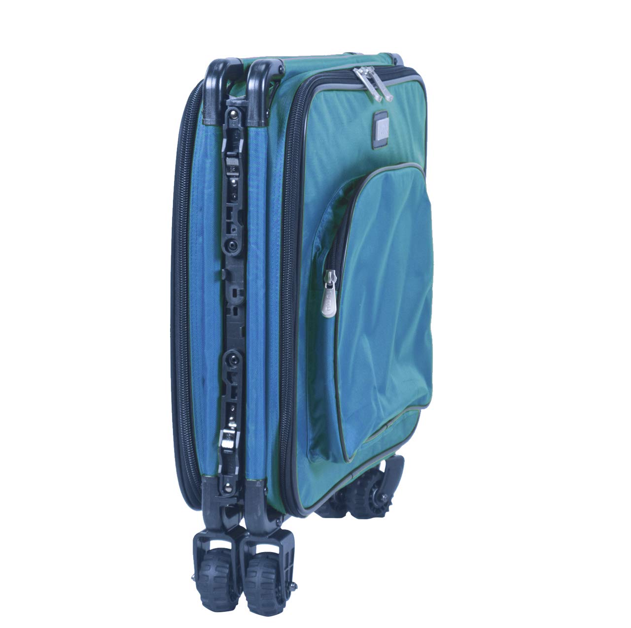 Tutto Serger Tote on Wheels - 17 Inch Rolling Sewing Machine Bag in Turquoise | Perfect for Quilting, Craft Fairs & Sewing Classes