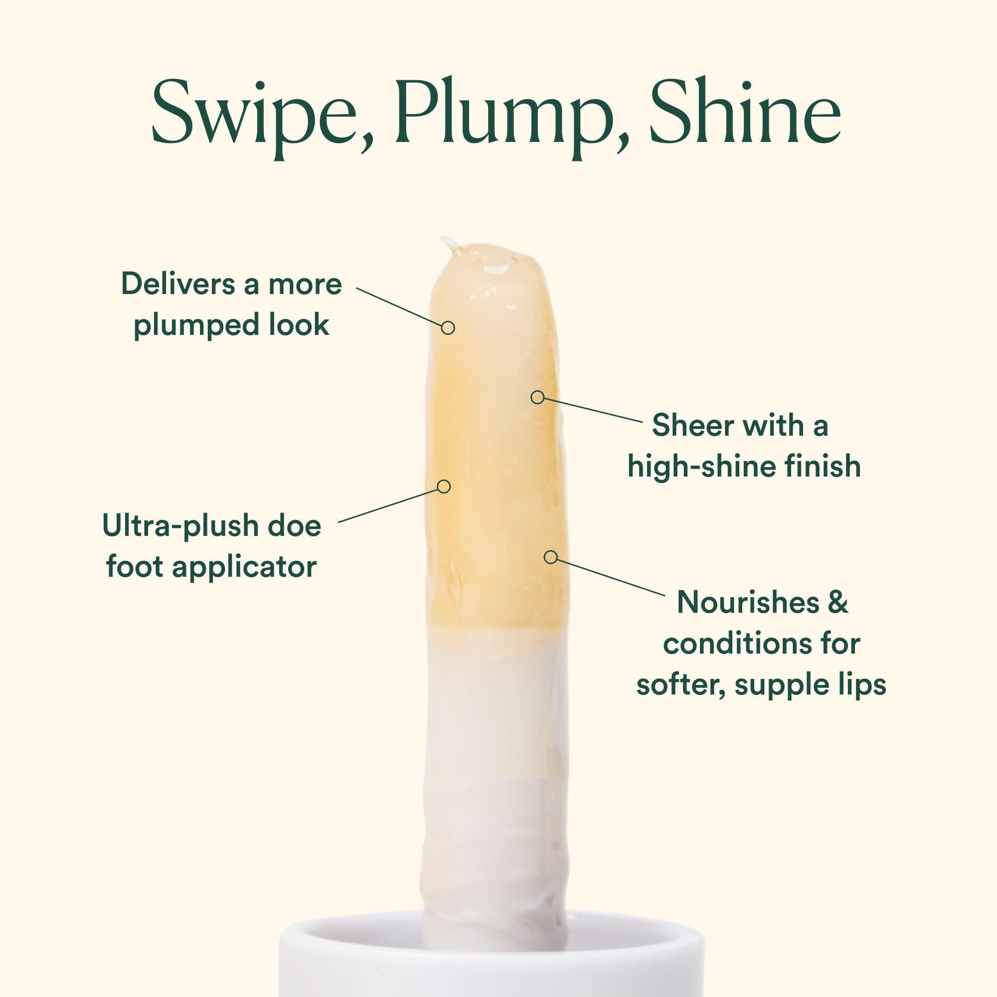 Hyaluronic Acid Lip Plumper & Hydrating Lip Gloss - Volumize & Moisturize Lips for Fuller Look | Perfect for Daily Wear, Night Out, and Special Occasions