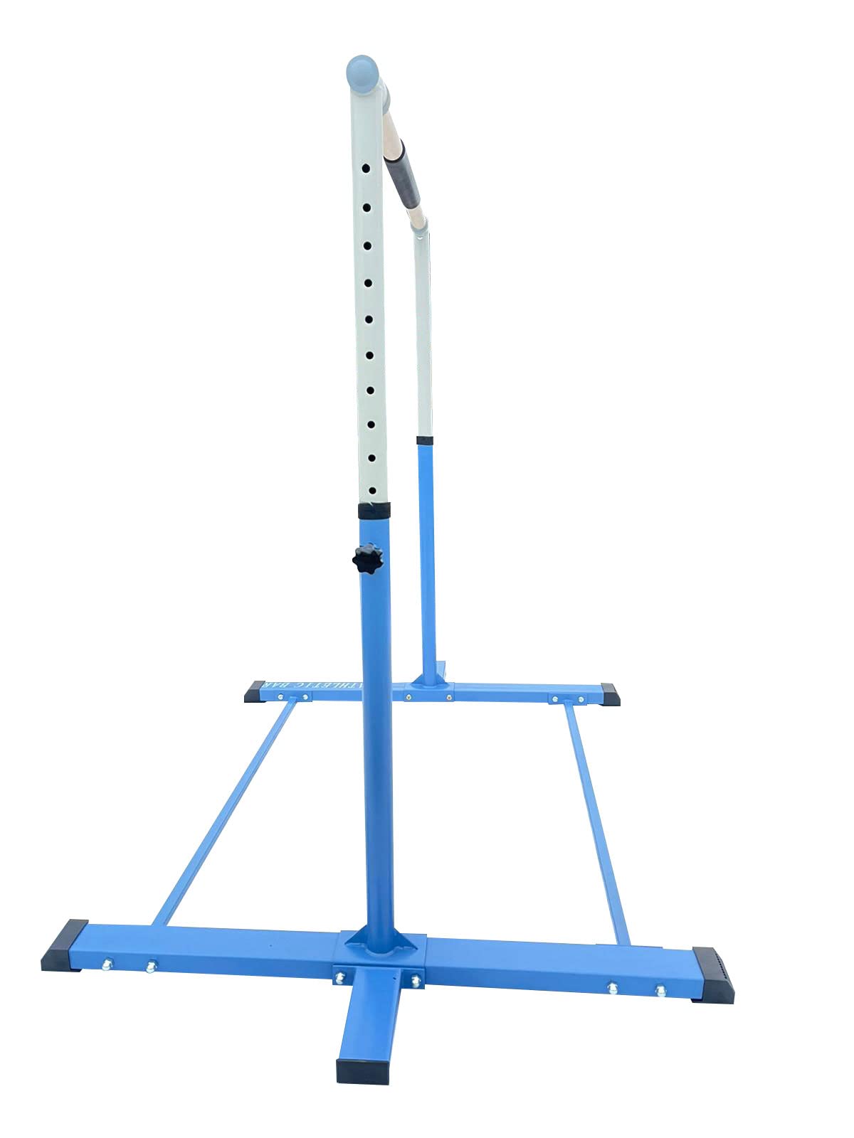Adjustable Gymnastics Bar for Kids & Adults - 3 to 5 FT Height, with 6'x4' Tumble Mat - Professional Kip Bar for Home Gym Training - Junior Gymnast Equipment for Strength & Flexibility Practice - Perfect for Indoor Workouts, Backyard Training & Gymnastics Skill Development