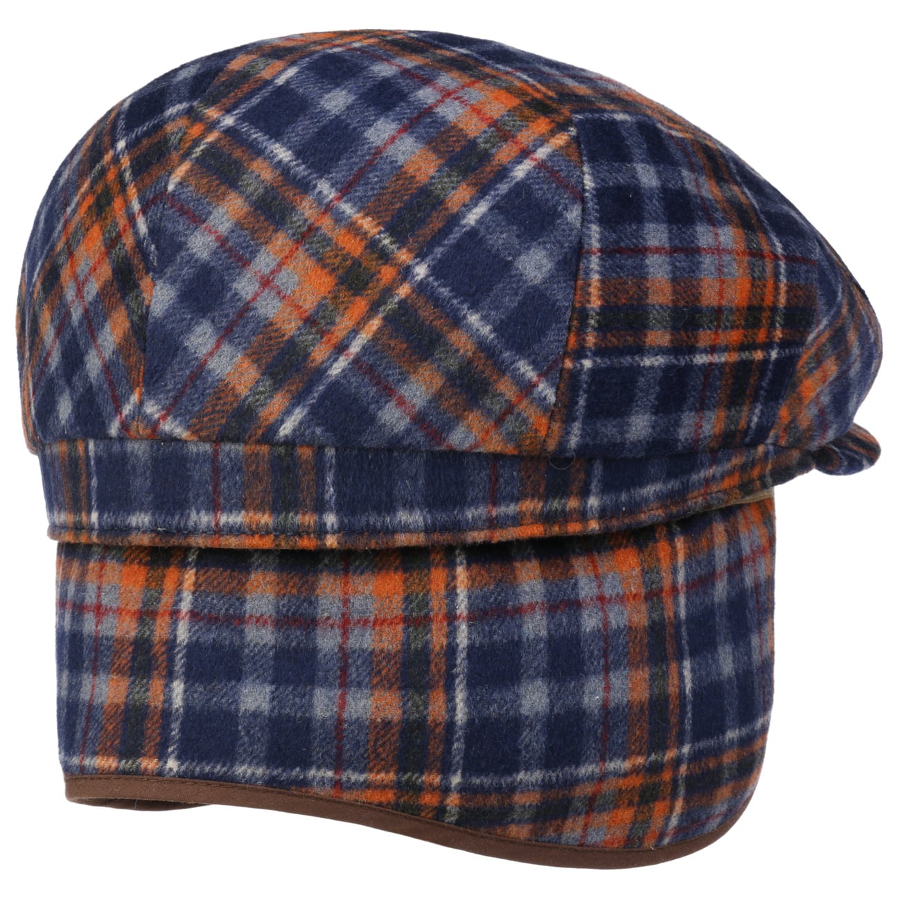 Bailey 1922 Men's Wool Flat Cap with Ear Flaps - Winter Warm Hat for Outdoor Activities, Hunting & Casual Wear