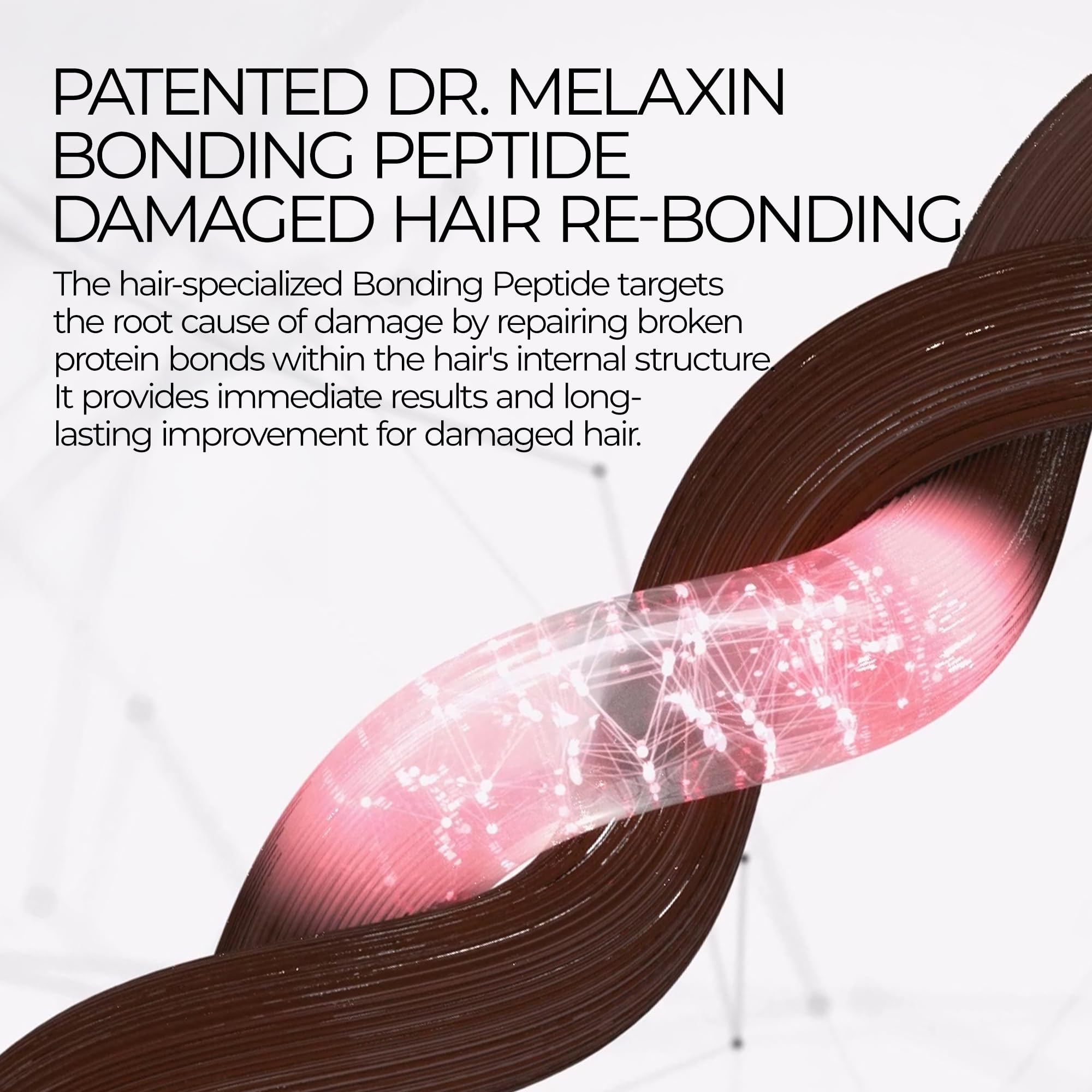 Bondex Protein Bonding Remodeling Conditioner + Shampoo Set | Keratin & Peptides Treatment for Dry Damaged Hair | Strengthening & Repairing Hair Clinic Formula | For Shiny Smooth Hair - Perfect for Salon-Quality Results at Home