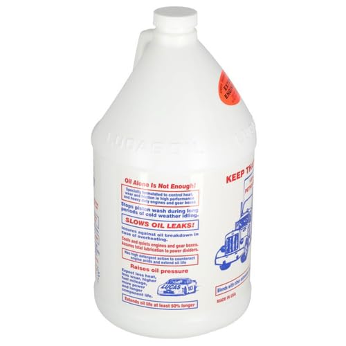 Lucas Oil Stabilizer 1 Gallon - Premium Engine Oil Additive for Cars, Trucks & Motorcycles | Reduces Friction, Extends Engine Life | Ideal for Synthetic & Conventional Oils | Use for Daily Driving, Towing & High-Mileage Vehicles